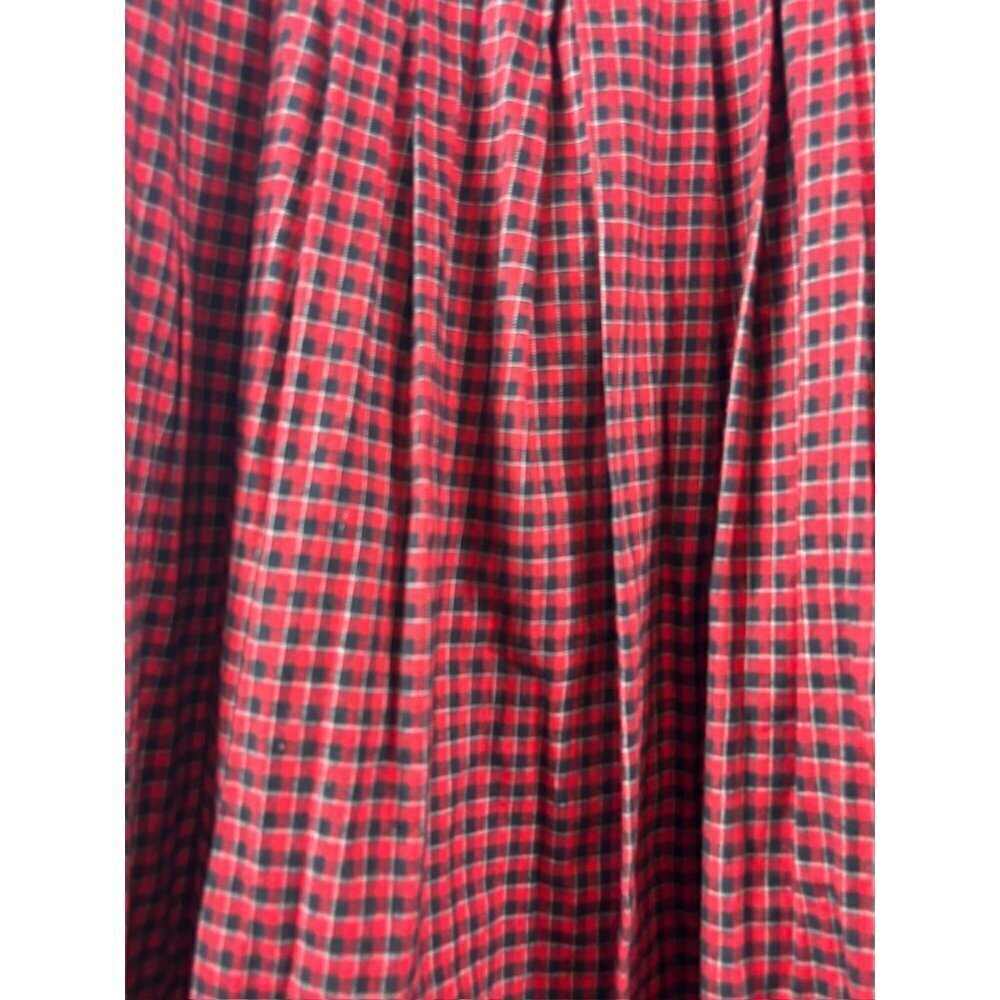 Susan Bristol Women's Red& Black Plaid Skirt - Picture 2 of 7